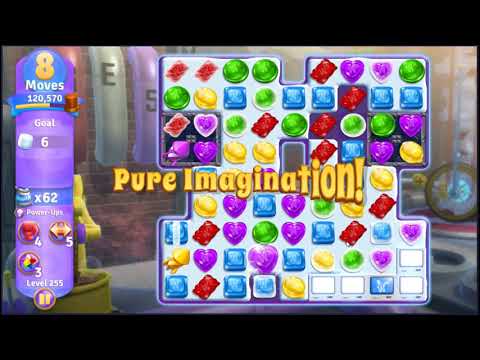 Wonka's World of Candy Level 255 - NO BOOSTERS + FULL STORY 🍫 | SKILLGAMING ✔️