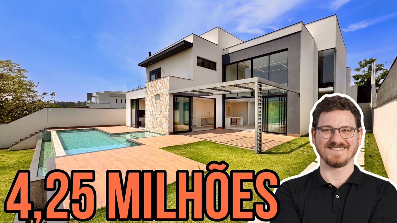 Casa nova CONTEMPORÂNEA com FUNDOS PRA MATA em um dos melhores condomínios da região 📍Jundiaí/SP