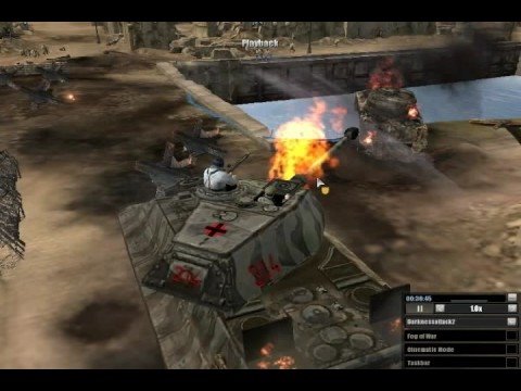 Company of Heroes King Tiger in action