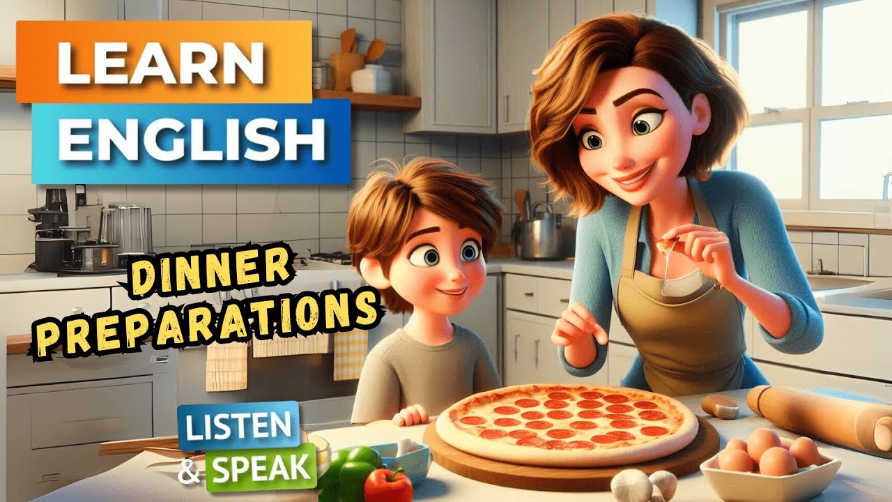 A Week of Dinner Preparations   | English Stories | English Listening Skills - Speaking Skills.