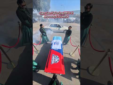 Sam Sam spinning at Eric Maswaya's funeral in South Africa 🇿🇦