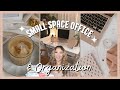 WORK FROM HOME DESK SET UP & ORGANIZATION | aesthetic, productive workspace, wfh AMAZON FINDS