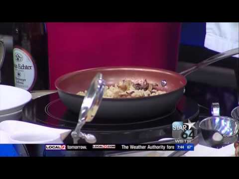 Spaetzle and beer from Steinhaus