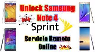 ✔️ Liberar - Unlock Samsung Note 4 / Sprint / By Octoplus / Fast 🔥