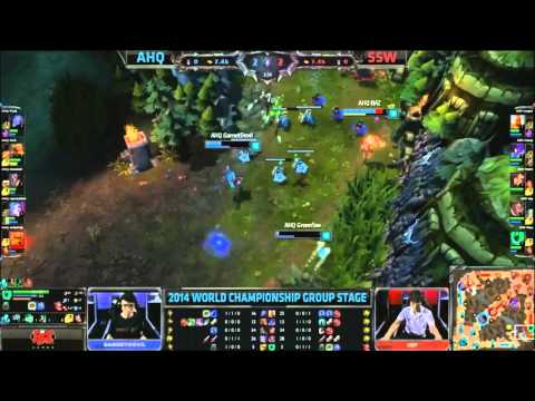[LOL] SSW vs AHQ-2014 World Championship Groups A/B