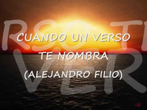 Cuando Un Verso Te Nombra video