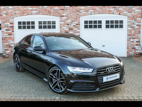 AUDI A6 S LINE BLACK EDITION FOR BI TURBO QUATTRO FOR SALE IN MYTHOS BLACK METALLIC