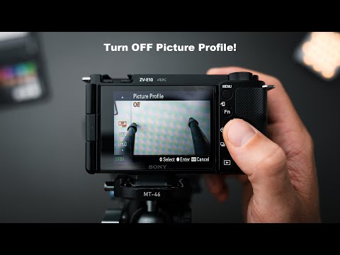 Turn OFF PIcture Profile on Sony ZV-E10!