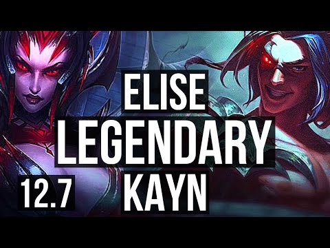 ELISE vs KAYN (JNG) | 23/0/3, Legendary, 400+ games | EUW Master | 12.7