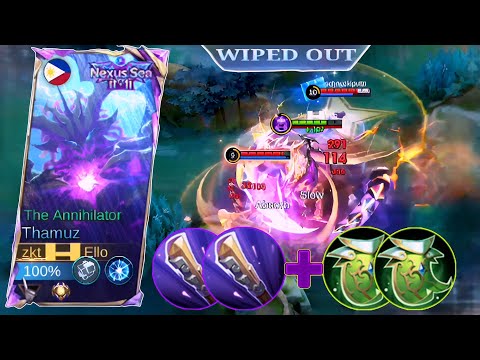 THAMUZ 2026 GLOBAL BUILD ATTACK SPEED+NEXU SEA 11'11 SKIN GAMEPLAY ( FULL WATCH ) MLBB