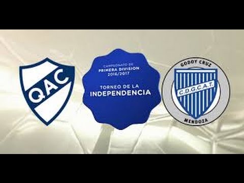 Gol de Federico Andrada  Quilmes 1-0 Godoy Cruz (Torneo 2016)