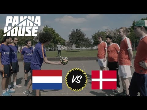 HOLLAND VS DENMARK STREET FOOTBALL MATCH Pannahouse VLOG #14