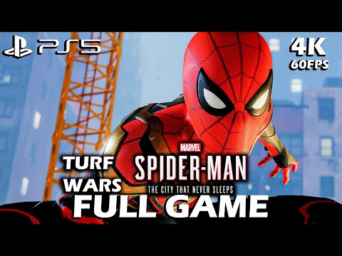Marvel's Spider-Man "NO WAY HOME SUIT" Turf Wars Full Game DLC (PS5 4K 60FPS) - No commentary