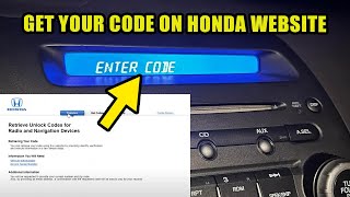 Retrieve your Honda Radio Code Yourself - Free & Easy on Honda Website