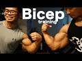 榎本星矢&田野和也の二頭筋トレーニング