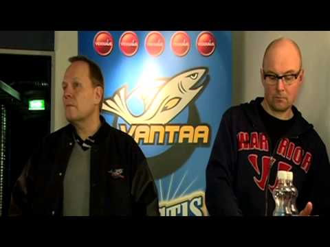 Kiekko-Vantaa - TUTO Hockey ottelun lehdistötilaisuus