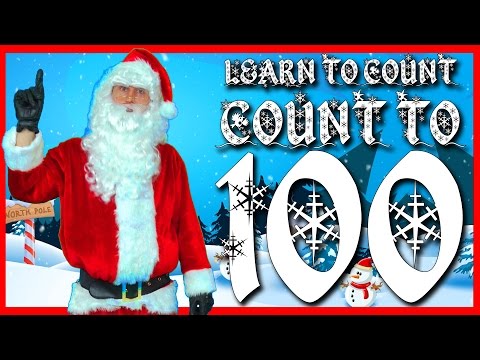🎅 Learn To Count To 100 With Santa Kids Christmas Songs 🎄 Let's Get Fit Superhero Sing Along Songs