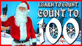 🎅 Learn To Count To 100 With Santa Kids Christmas Songs 🎄 Let&#39;s Get Fit Superhero Sing Along Songs