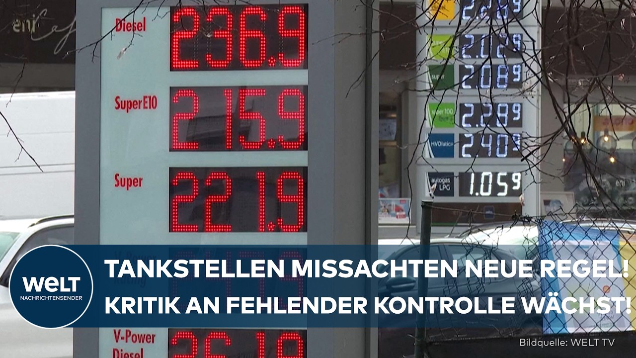 DEUTSCHLAND: Neue Sprit-Regel scheitert? Viele Verstöße und fehlende Kontrolle sorgen für Ärger!