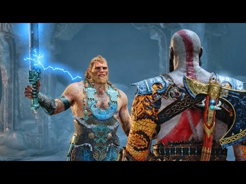 Kratos Vs Sons of Thor Fight Scene 4K ULTRA HD - GOD OF WAR PC