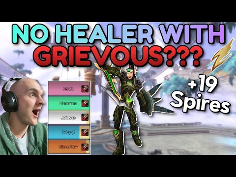 +19 Grievous NO HEALER 1 Tank 4 DPS - Prot Paladin PoV
