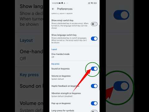 Keyboard Sound Satting। Keyboard Sound Satting Redmi। How To On/Off Keyboad Sound In Redmi #shots