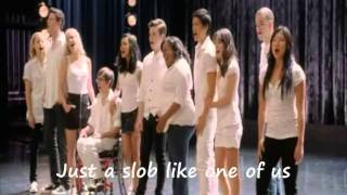 One of Us (Glee Cast Version) - lyrics