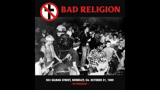 Bad Religion 1989 live FM Broadcast