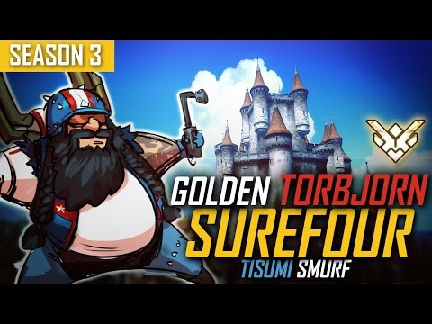 Overwatch ► Tisumi (SUREFOUR) Golden Torbjorn [S3 - Grandmaster]