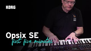 Video thumbnail for Dive into the Opsix SE - your first five minutes by Korg UK