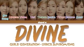 Girls&#39; Generation - DIVINE Lyrics (SNSD/ / 소녀 시대 / 少女時代) JAP/ROM/ENG