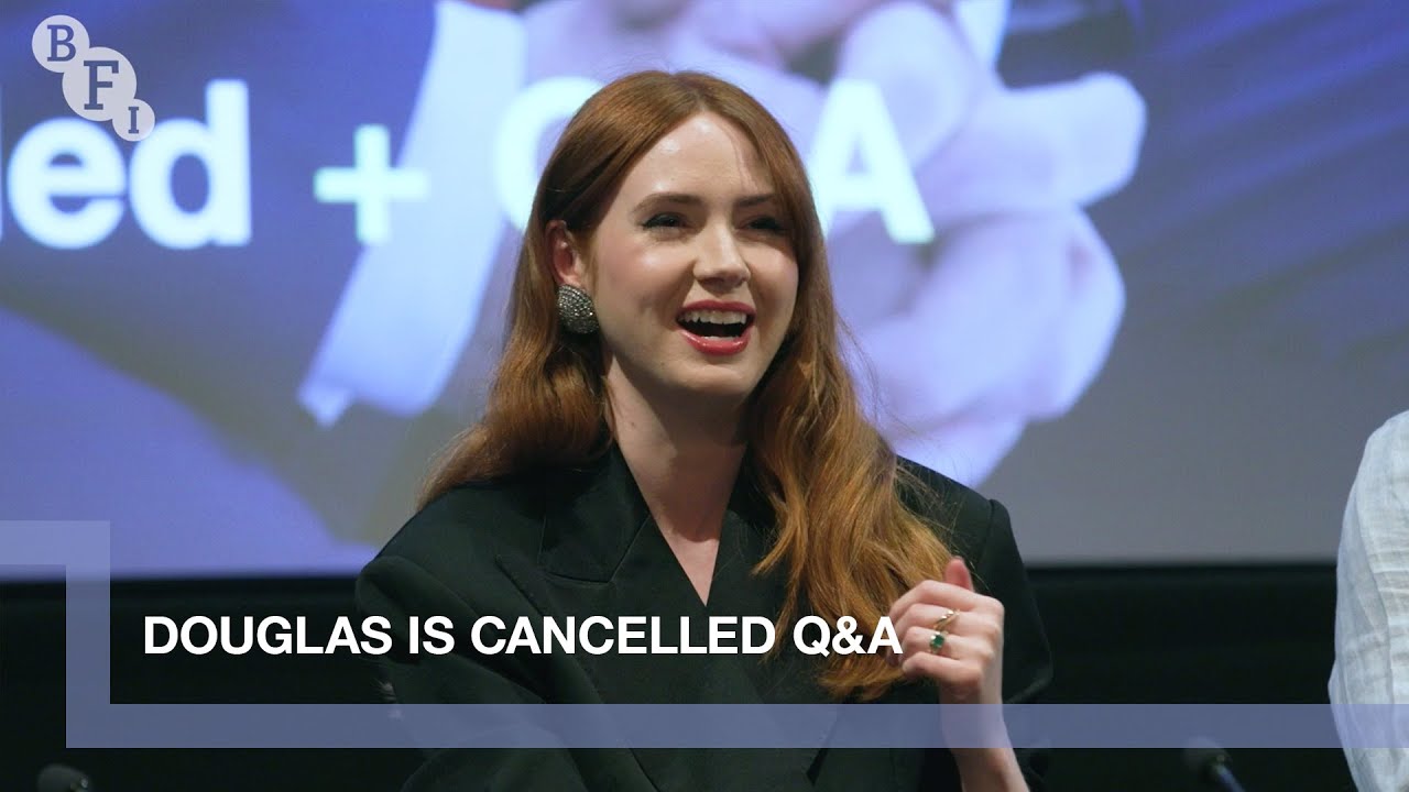 Douglas Is Cancelled stars Karen Gillan and Hugh Bonneville | BFI Q&A
