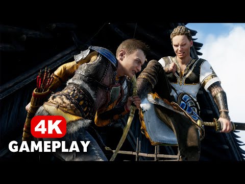 GOD OF WAR RAGNAROK Loki vs Heimdall Boss Fight PS5 4K ULTRA HD