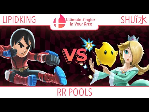 Lipidking (Mii Brawler) vs Shuǐ水 (Rosalina & Luma) - Ult Singles In Your Area 164 RR Pools
