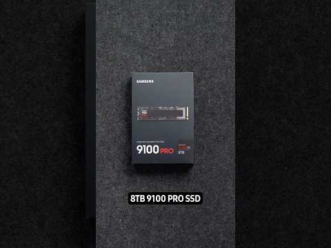 This PC upgrade means I will never have to delete a game again! The Samsung 9100 PRO 8TB SSD