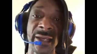 Snoop Dogg raging while playing NFL video game