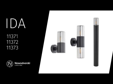 Світильник вуличний Nowodvorski 11373 Ida E27 1x10W IP44 Bk