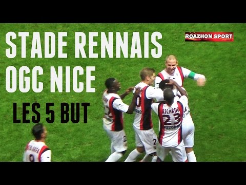Les 5 Buts du Stade Rennais - OGC Nice (SRFC - OGCN) (RENNES - NICE) - 10ème Journée de Ligue 1