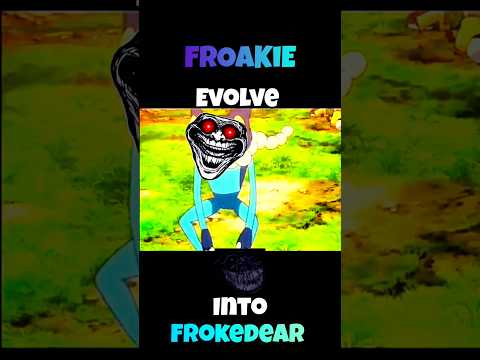FROAKIE EVOLVE INTO FROGADIER | FROGADIER X TROLL FACE #pokemon #shortvideo #trollface ||VAF