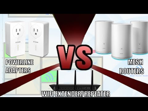 Mesh Routers VS Powerline Adapters and Wi-Fi Extenders - Buyers Guide 2021