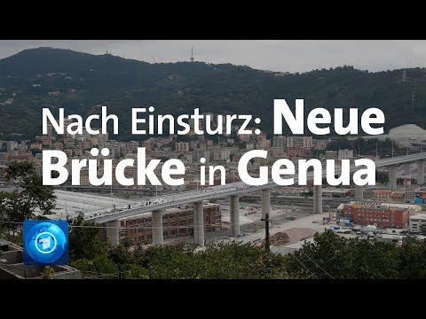 Genua: Neue Brücke wird nach Einsturz eingeweiht