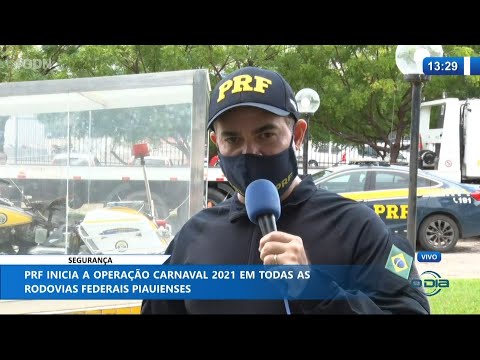 Ao vivo, PRF explana detalhes da Operação Carnaval 2021 12 02 201