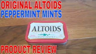 Video thumbnail for ✅  How To Use Original Altoids Peppermint Mints Review by The Stuff I Use Channel