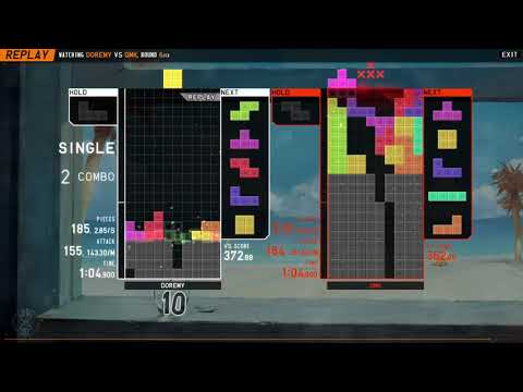 [TETR.IO] Tetra League: Doremy vs. qmk (02-10-2021)