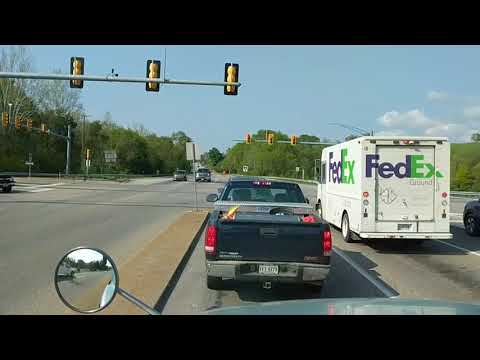 Verona, Virginia to Waynesboro, Virginia.(1)