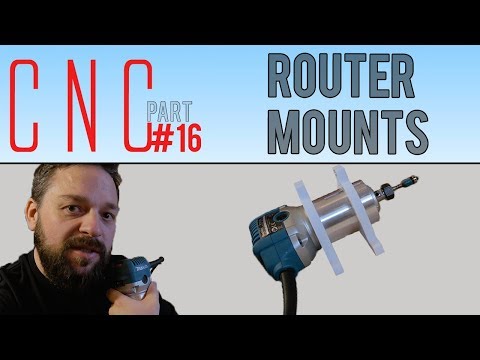 First DIY CNC build (part 16) - MOUNTS for MAKITA router 65mm