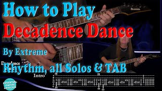 How To Play Decadence Dance On Guitar