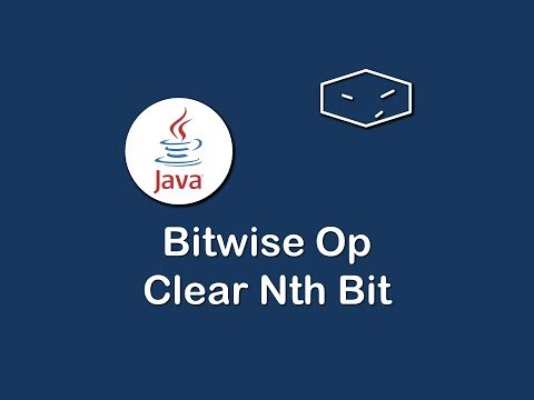 bitwise op clear nth bit in java