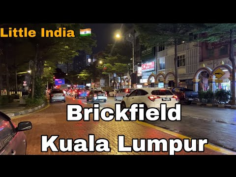 Walking Around Brickfield (Little India) Kuala Lumpur Malaysia | Binaural City Sounds For Relaxation