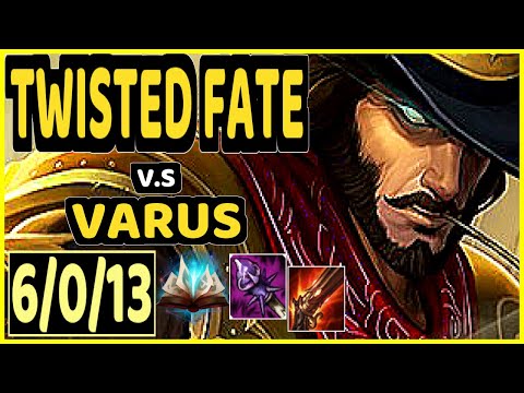 STROMPEST (TWISTED FATE) vs VARUS - 6/0/13 KDA MID CHALLENGER GAMEPLAY - NA